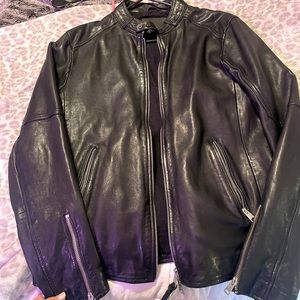 All saints leather jacket brand new without tags
